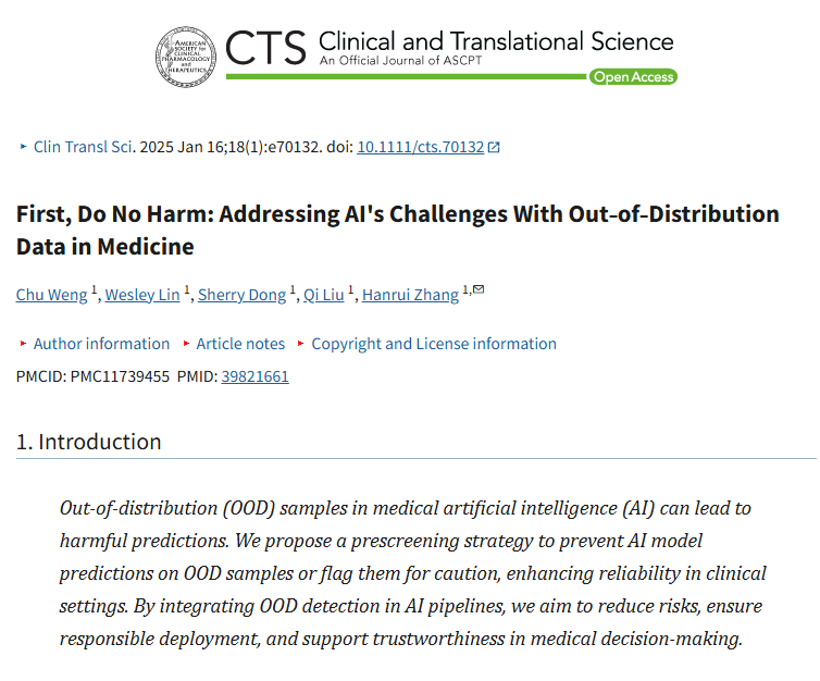 First, Do No Harm: Addressing AI's Challenges With Out-of-Distribution Data in Medicine